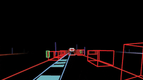 A GIF showing autonomous vehicles.